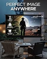 PropVue 100 Inch 16:9 HD Projector Screen with Stand — image 5