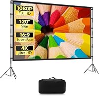 KSAN 120-inch Projector Screen with Stand — image 1