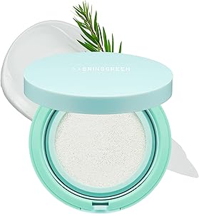 BRING GREEN Tea Tree CICA Facial Sun Cushion SPF 50+ PA++++ Review