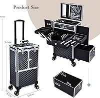 Adazzo Professional Makeup Artist Rolling Train Case — image 6