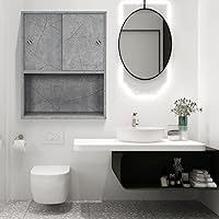 BarberPub Wall Mounted Barber Shampoo Station Storage Cabinet — image 2