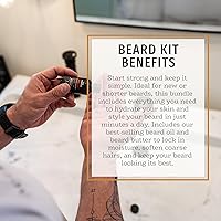 Live Bearded Beard Oil and Butter Grooming Kit - Legend Scent, 10oz — image 3