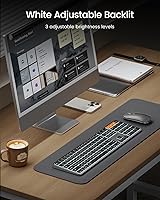 ProtoArc KM100-A Backlit Bluetooth Keyboard and Mouse for Mac — image 3