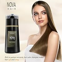 Nova Hair Dye Shampoo 3 in 1 Dark Brown 200mL — image 2
