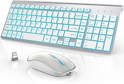 JOYACCESS Wireless Keyboard and Mouse Combo