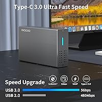 GODO 2.5 inch Dual Bay RAID Enclosure, 16TB Max Capacity — image 5