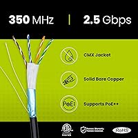 trueCABLE Cat5e Outdoor Shielded Ethernet Cable 1000ft — image 2