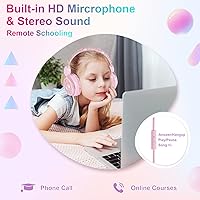 QearFun Sparkly Unicorn Headphones for Girls — image 4