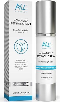 PHL Naturals Retinol Cream with Hyaluronic Acid, 1.75oz