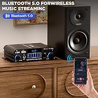 okanemoqi S288 1200W 4-Channel Bluetooth Audio Amplifier — image 5