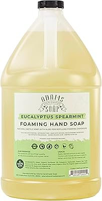 Adams Handmade Soap Liquid Foaming Soap 1 Gal - Eucalyptus Spearmint