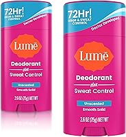 Lume Deodorant Plus Sweat Control Stick 2.6oz Unscented — image 1