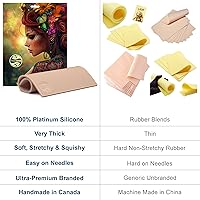 TrueSkin Platinum Silicone Tattoo Practice Skin - 8.5″ x 11″ — image 2
