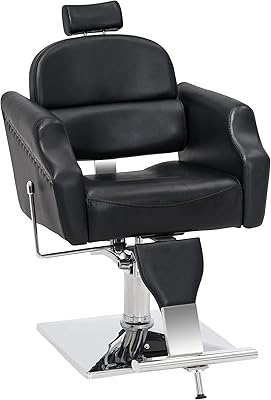 BarberPub Classic Recliner Barber Chair
