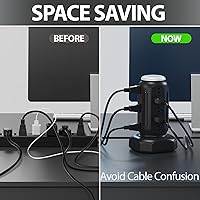 Tecmize 21-in-1 Power Strip with 30W PD Fast Charging and RGB Light — image 4