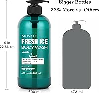 AnatoliaDaphne Fresh Ice Peppermint Body Wash for Men 20.2oz — image 5