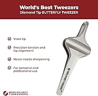Regine Switzerland Diamond Butterfly Slant Tip Tweezers — image 2