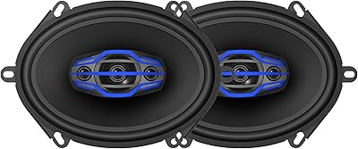 Jensen JS6804 4-Way 5x7 / 6x8 Inch Car Audio Speakers Pair