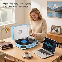 VINYLS LINK TE-106BU Bluetooth Turntable — image 2