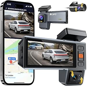 IKOPO DC-4 4K Triple-Lens Dash Cam Review