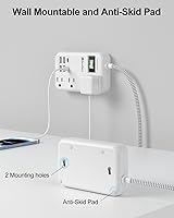 Beeiker 15 Ft USB Surge Protector Power Strip — image 7
