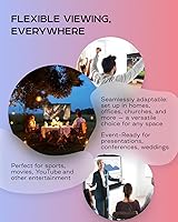 PropVue 100 Inch 16:9 HD Projector Screen with Stand — image 10