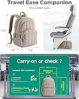 BAGSMART College Laptop Backpack 15.6 Inch — image 2