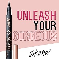 Skone Waterproof Liquid Eyeliner - Jet Black (0.07oz) — image 7
