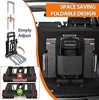 Sambois Rolling Teacher Tote Bag with Detachable Trolley — image 9