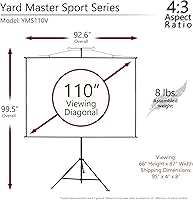 Elite Screens Yard Master Sport 110-Inch Portable Projector Screen — image 4