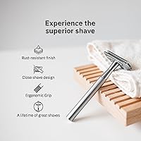 BOVEM Align Razor – Premium Single Blade Razor for Men with Stand and 5 Blade Refills — image 5