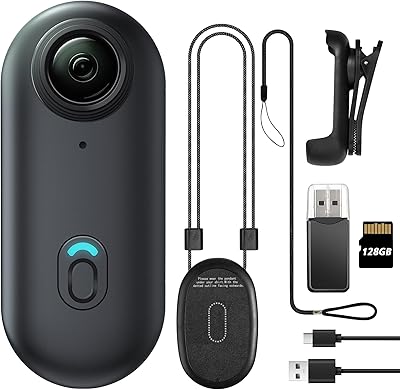 Meoilkolnm Mini Body Camera 128GB