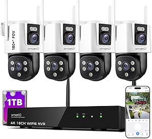 xmartO WPS40168-1T 16CH 4K WiFi Security Camera System Review