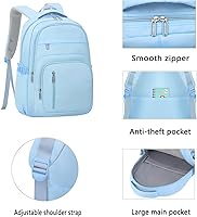 KBTYE Cute School Backpack 15.6-inch Laptop Backpack for Kids, Women, Men — image 3