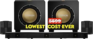 Nakamichi Dragon Home Surround Sound System with Dual 12″ Subwoofers