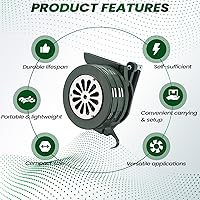 MAOPINER Handheld Air Raid Siren — image 5