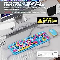 Ubxxziy V2030 Wireless Keyboard and Mouse Combo — image 2