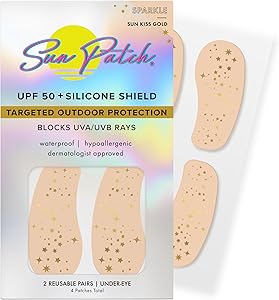Sun Patch Under-Eye UV Protection Patches – Sparkle Sun Kiss Gold Review