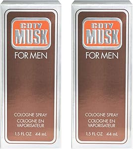 Wild Musk for Men Eau de Cologne Spray 1.5 oz, Pack of 2 Review