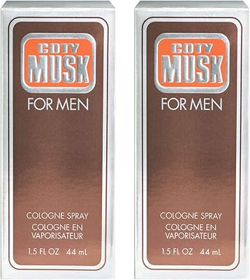 Wild Musk for Men Eau de Cologne Spray 1.5 oz, Pack of 2