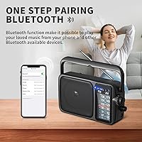 YOWGULF YG-BT2400B AM/FM Bluetooth Portable Radio — image 4