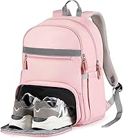 MoKo Women's Gym Backpack with Shoe Compartment — image 1