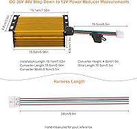 YAXIGE DC-DC 36V-96V to 12V 25A 300W Voltage Regulator — image 4