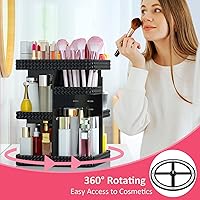 BOCONY Rotating Makeup Organizer - Black — image 3
