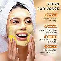 Pumkot Turmeric Kojic Acid Cleansing Pads, 80PCS — image 6