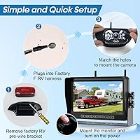 Fodkh 7-Inch Wireless Backup Camera for RV Trailer — image 3