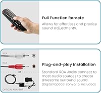 Acoustic Audio by Goldwood AA5400 5.1 Bluetooth Surround Sound Speaker System — image 7