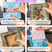 Framar Daisy Hair Foils - 500 Sheets, Floral Pattern — image 2