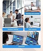 YUBWVO Portable Dual Monitors 15.6” 2K Screen Extender — image 4