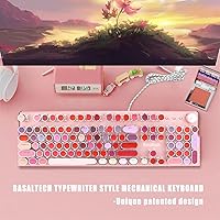 Basaltech Pink Mechanical Keyboard with Blue Switches — image 3